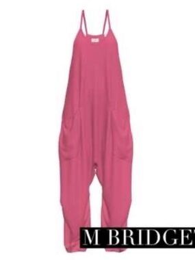 LuLaRoe Pink Harem Jumpsuit Romper